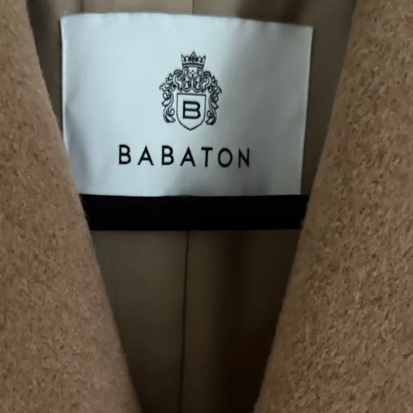 Aritzia Babaton Camel Wool Coat - Picture 2 of 16